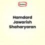 Hamdard Jawarish Shaharyaran